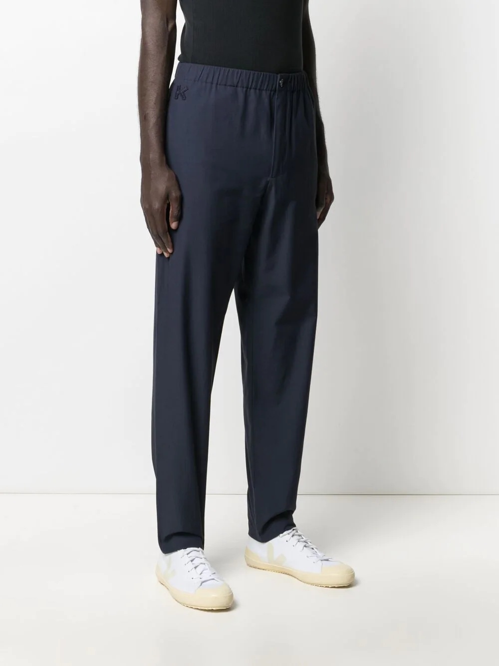 logo-patch straight-leg track pants - 3