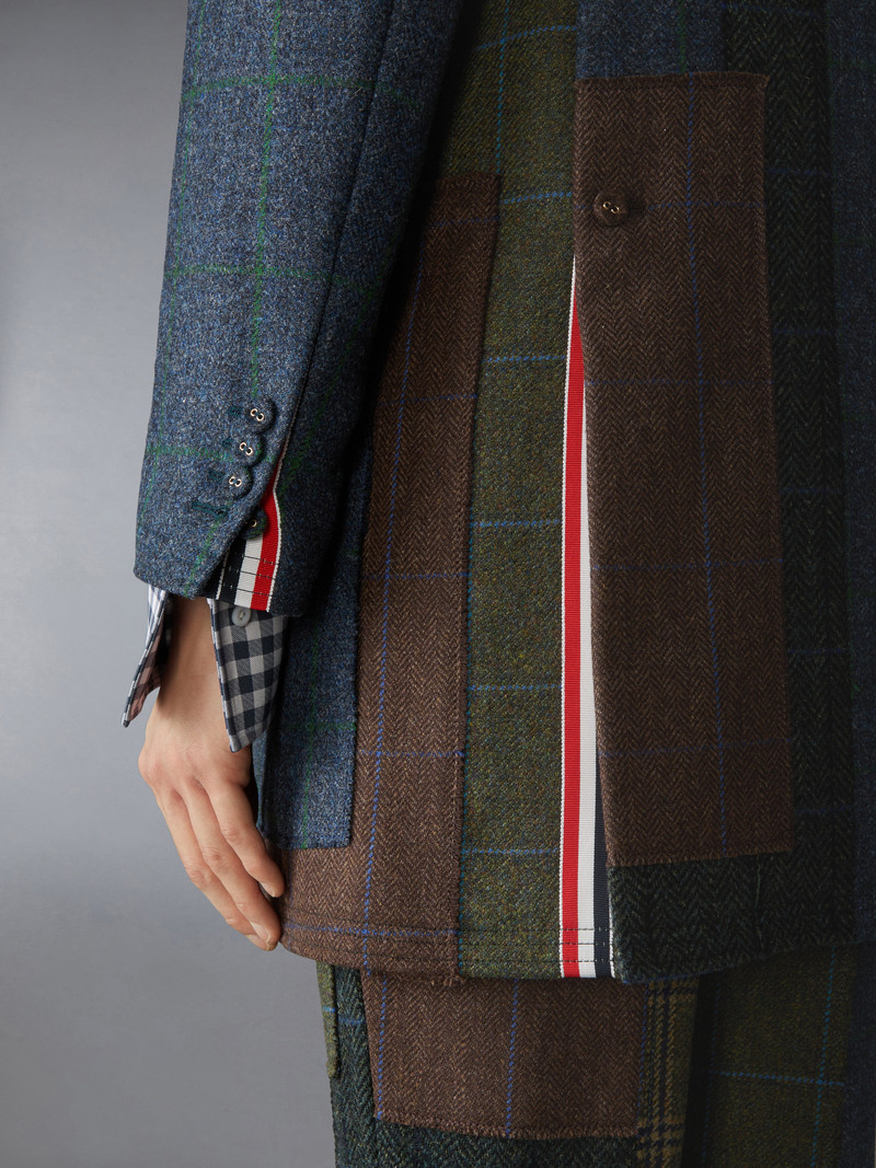 HUNTING TWEED CHESTERFIELD ARMBAND JACKET 5