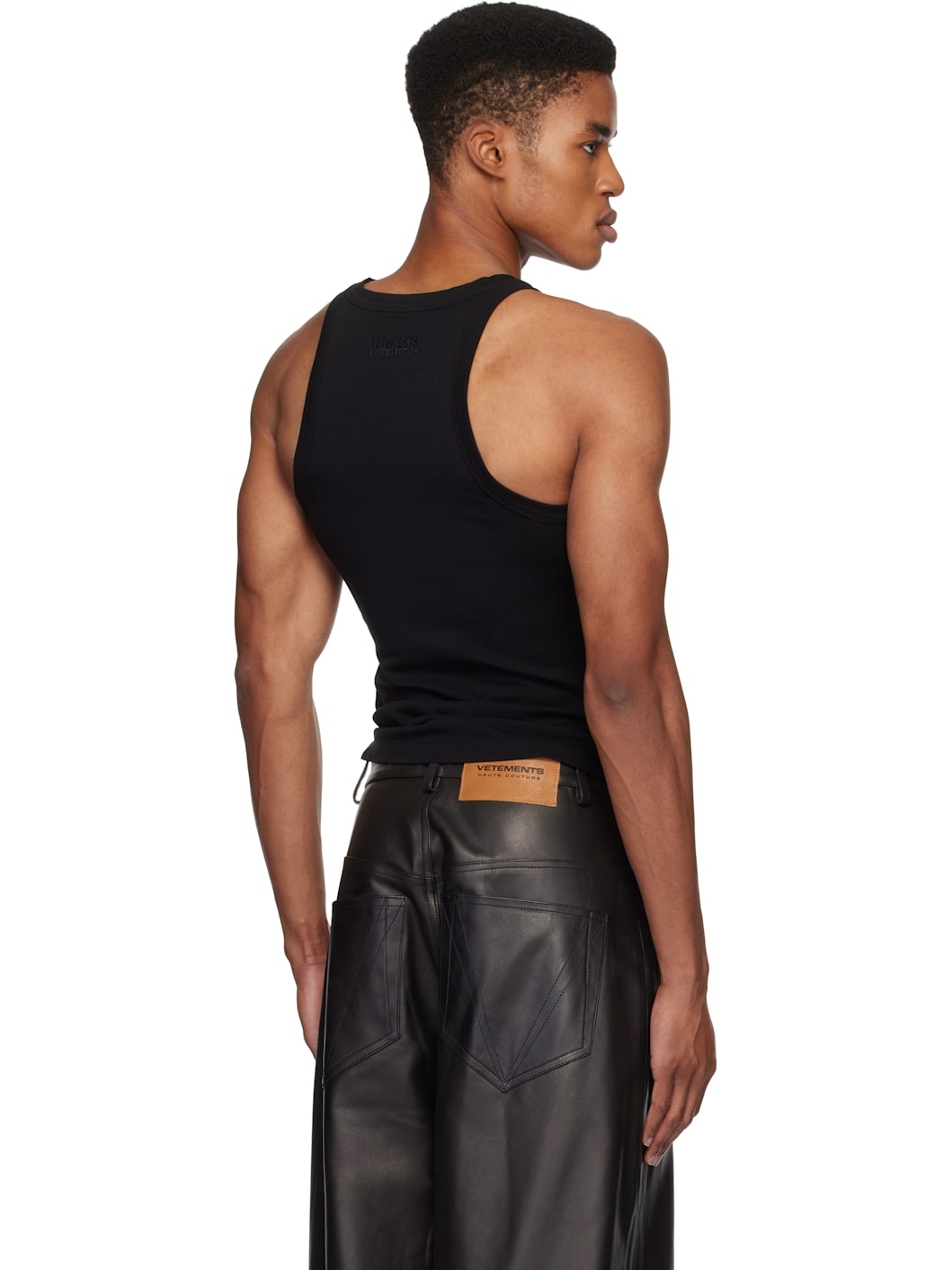 Black 'I'm Perfect You Adjust' Tank Top - 3