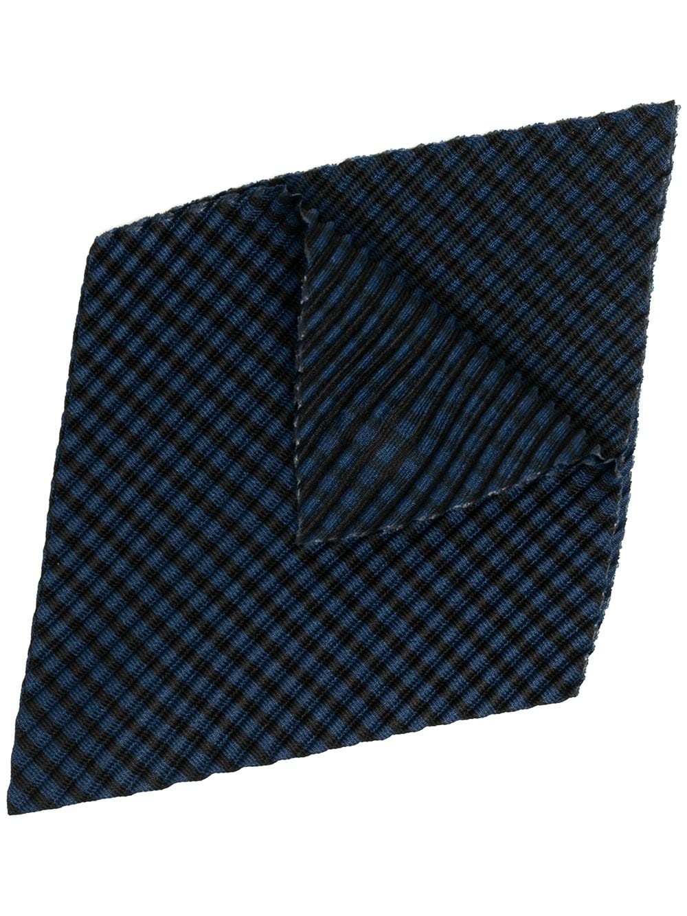 stripe-print silk handkerchief - 2