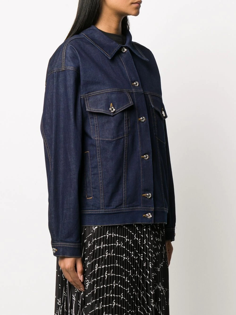 oversized denim jacket - 3