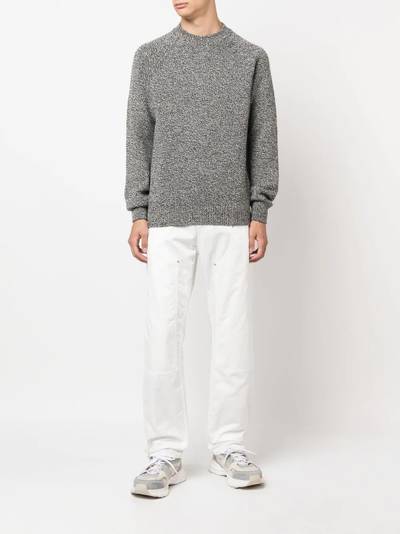 A.P.C. melange-knit design jumper outlook