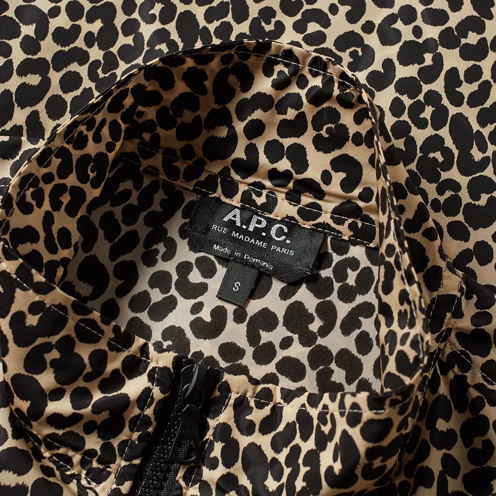 A.P.C. Leopard Print Mud Windbreaker - 2