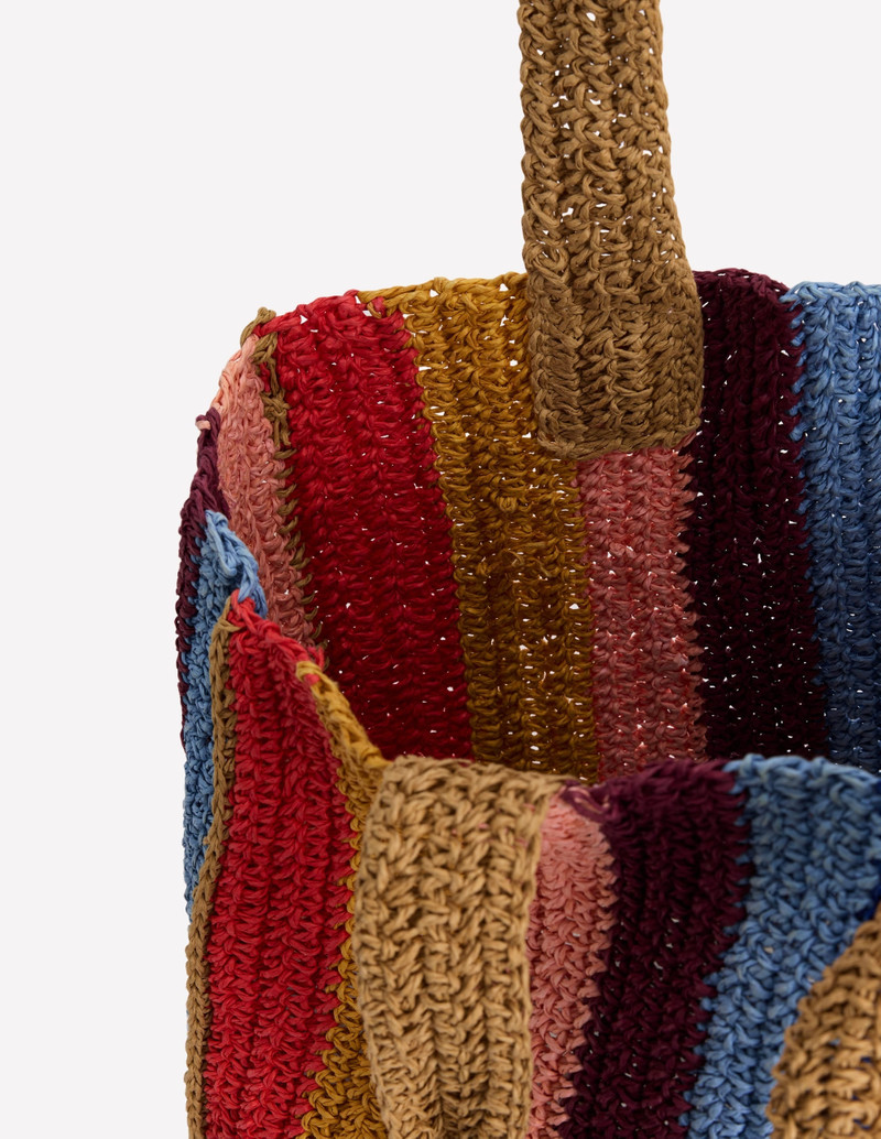 Shopper Tote-Multi Stripe 4