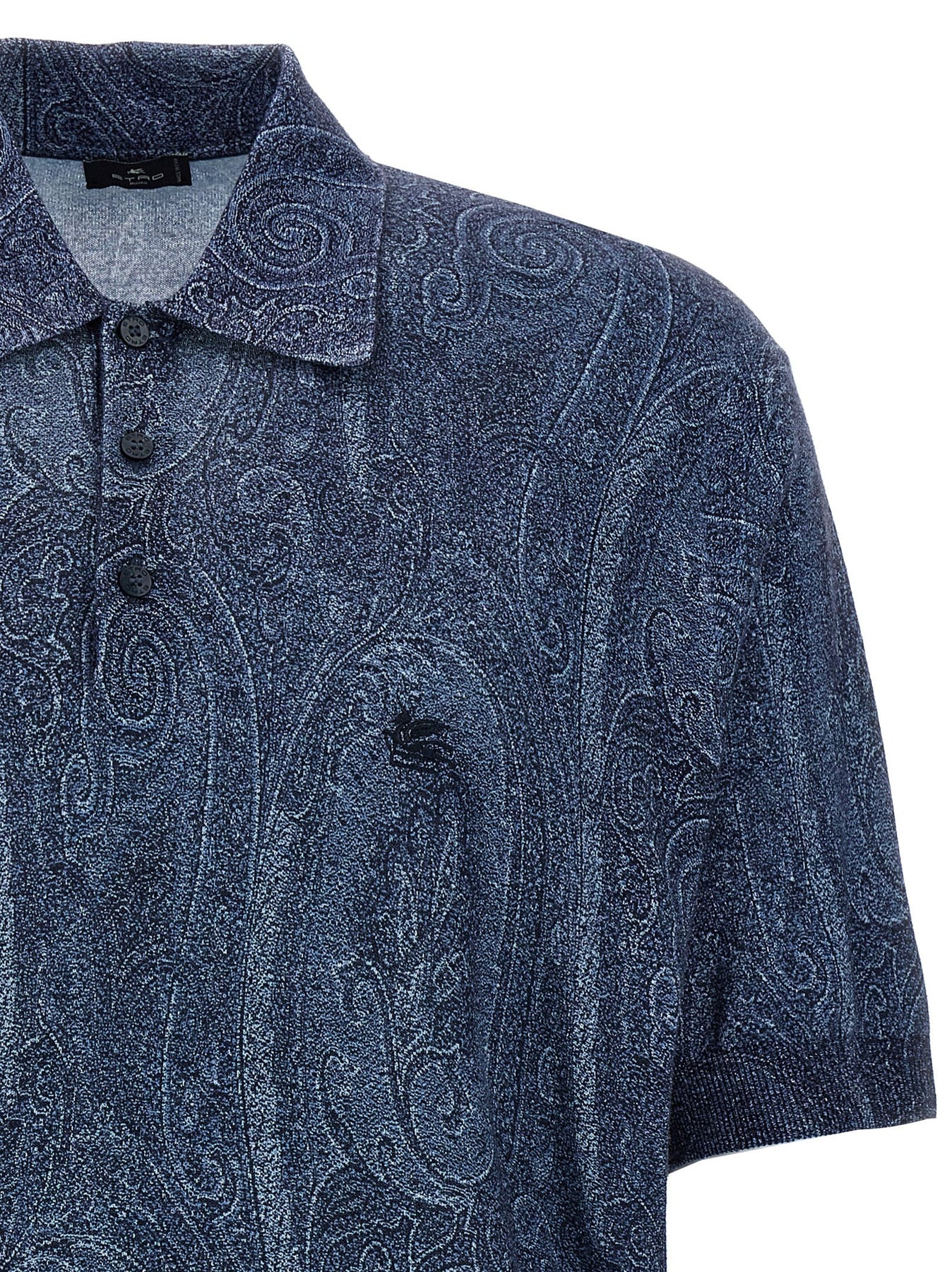 Paisley Polo Blue - 3