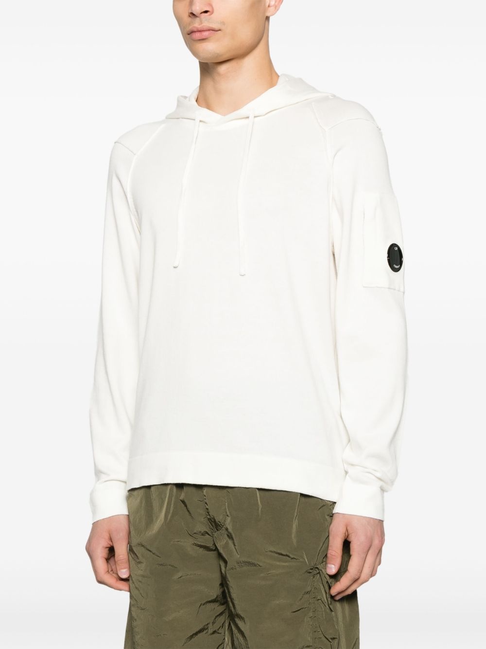Sea Island Lens-detail hoodie - 3