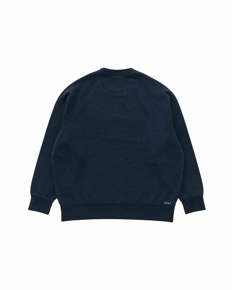 AMPLUS SWEAT L/S (C/SI) W NAVY - 2