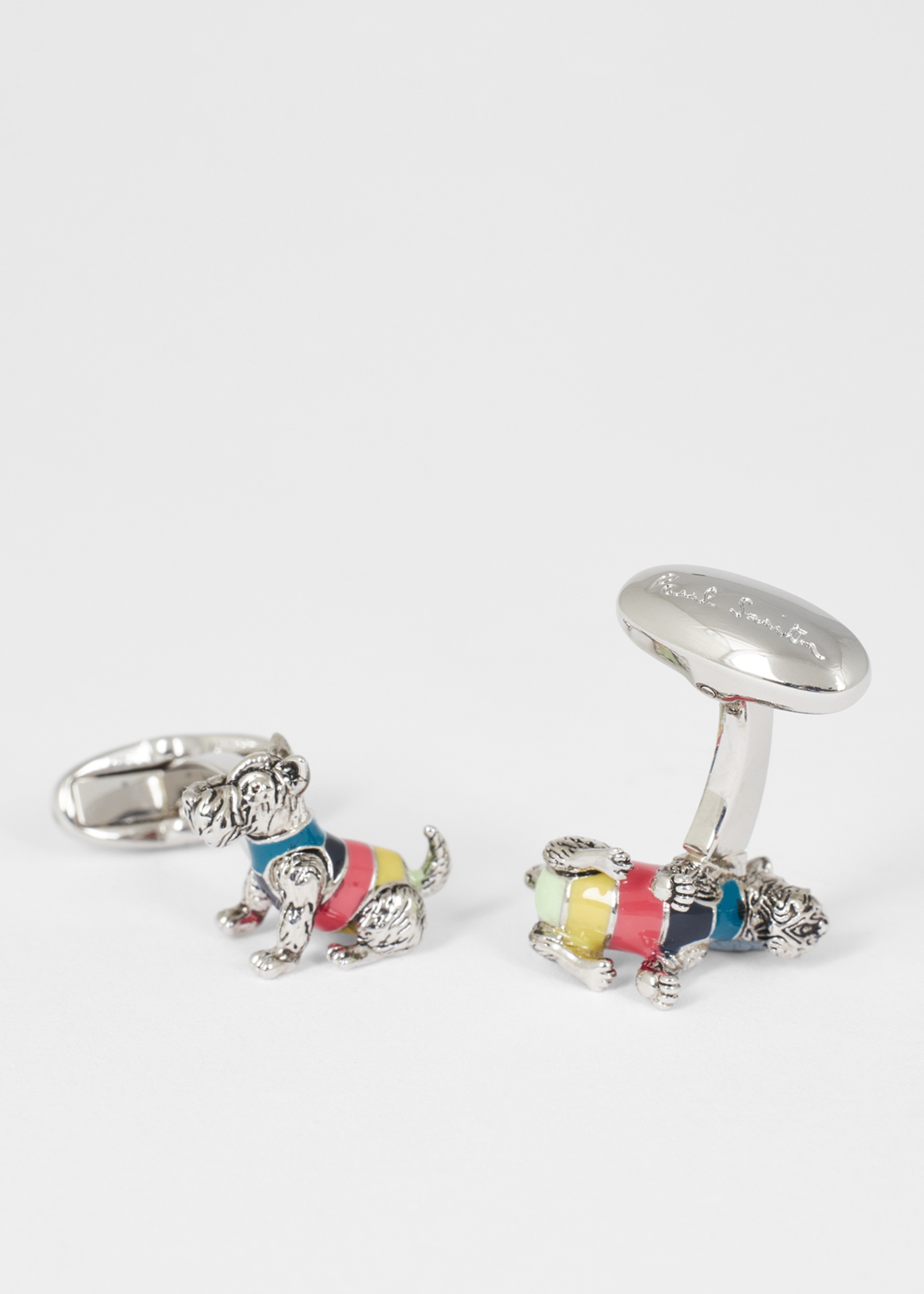 'Artist Stripe Dog' Cufflinks - 2