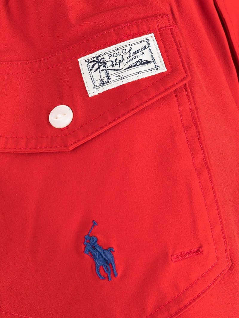 logo-embroidered drawstring swim shorts 3