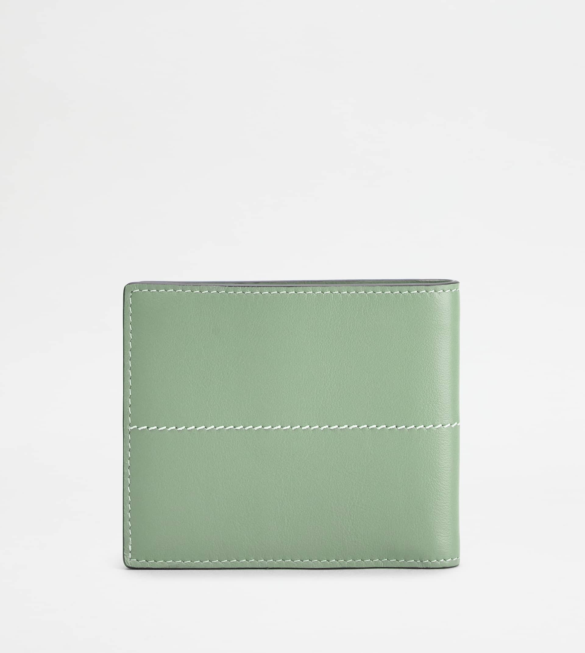 WALLET IN LEATHER - GREEN - 3