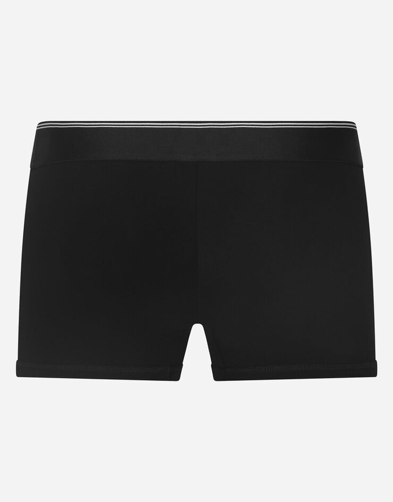 Dolce & Gabbana Two-way-stretch jersey boxers with patch outlook