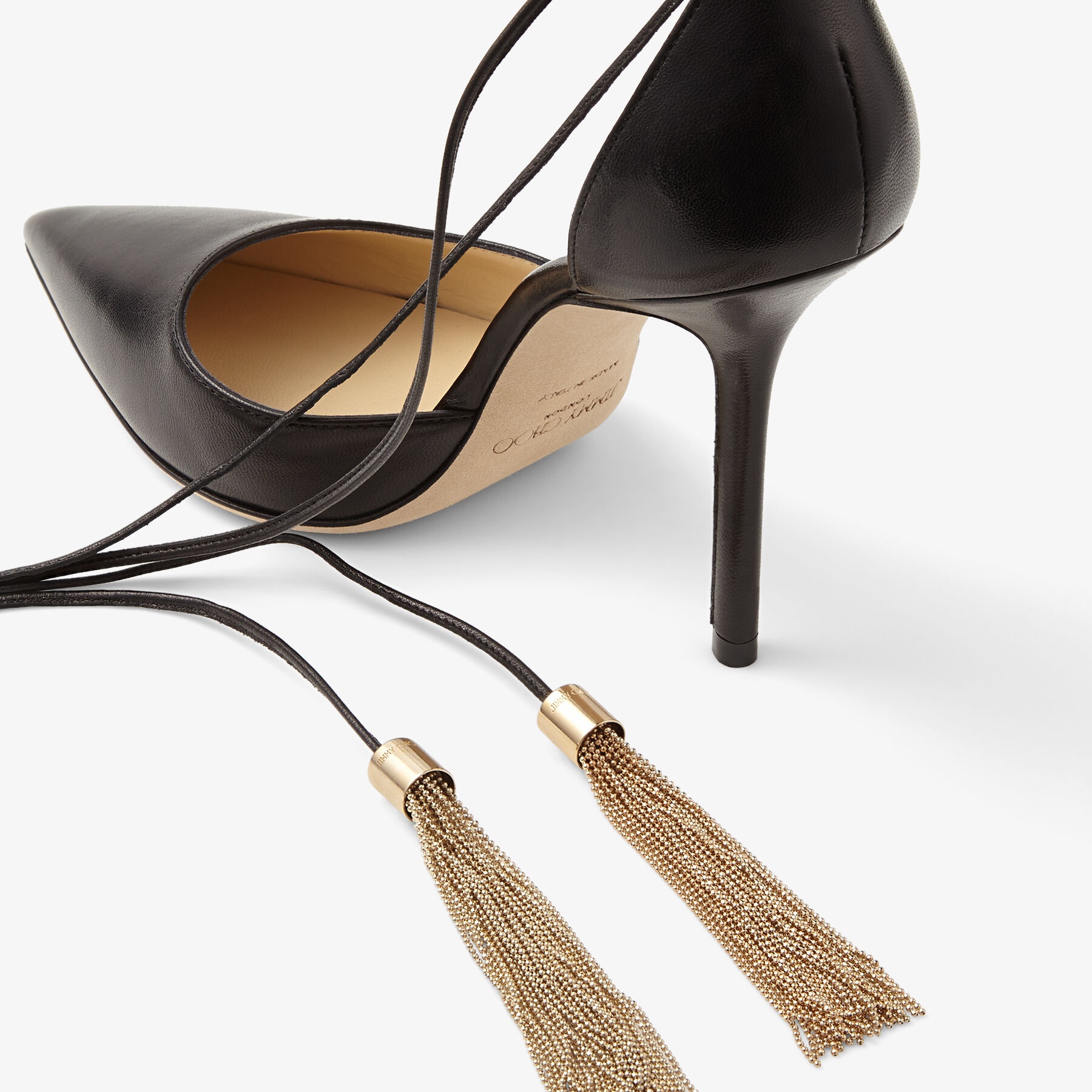 Eris 100
Black Nappa Leather Pointed Pump - 4