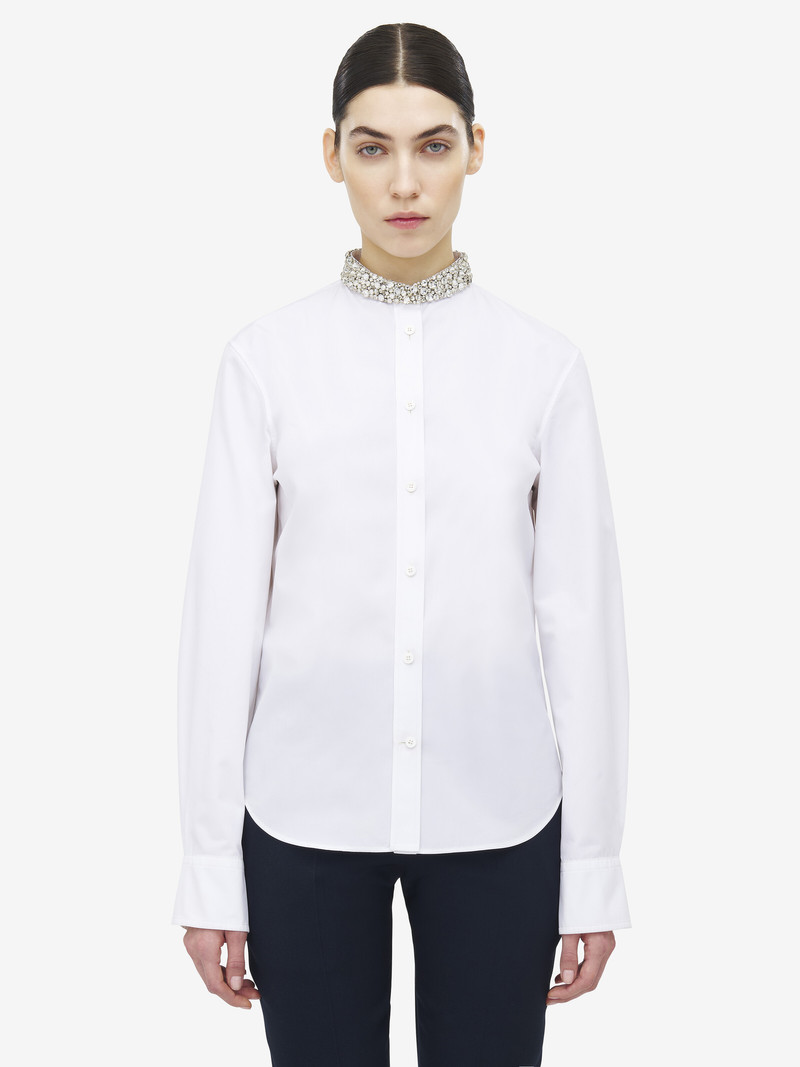 Alexander McQueen Crystal Embroidery Shirt outlook