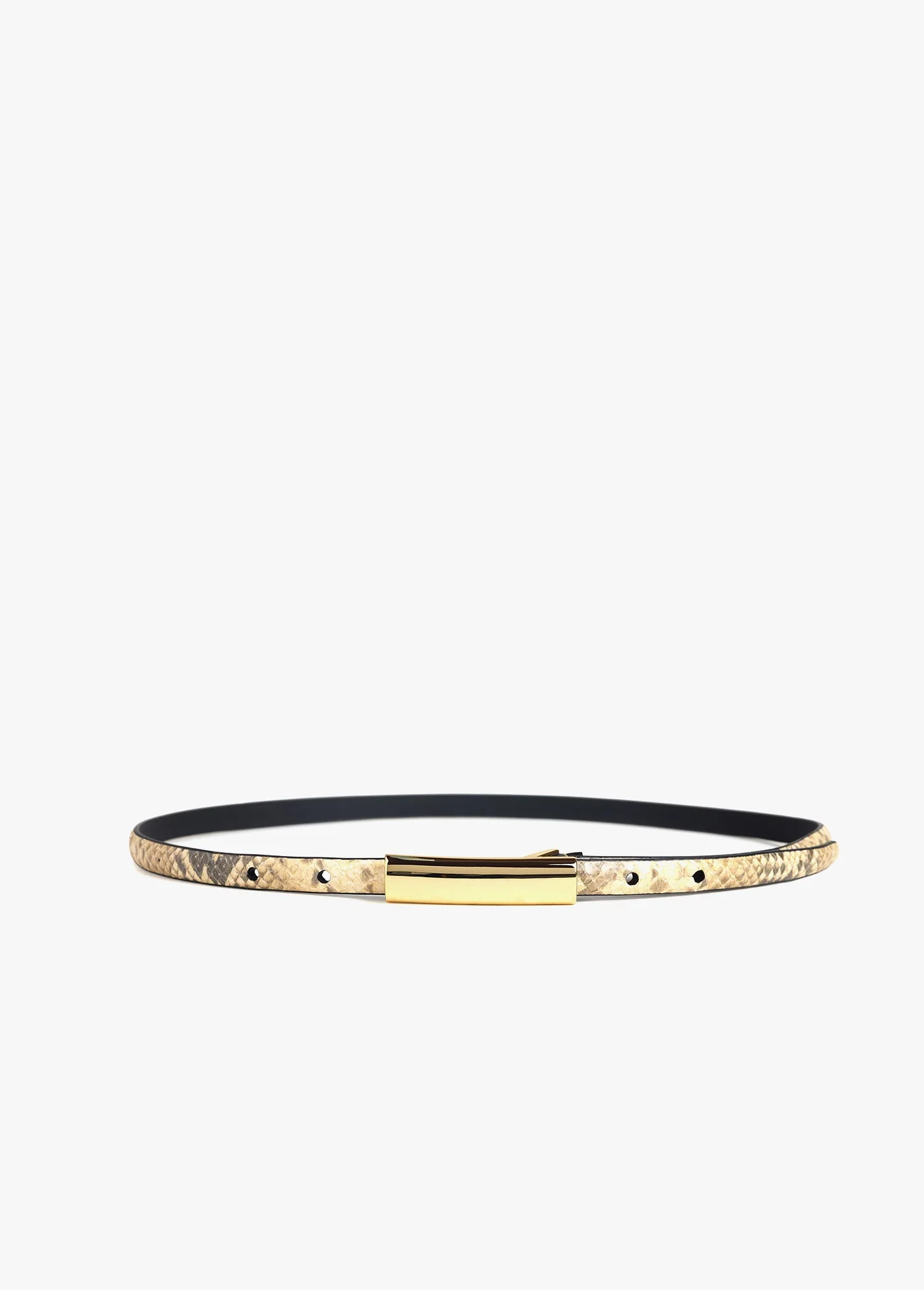 THE SNAKE PRINT LADY BELT - 1