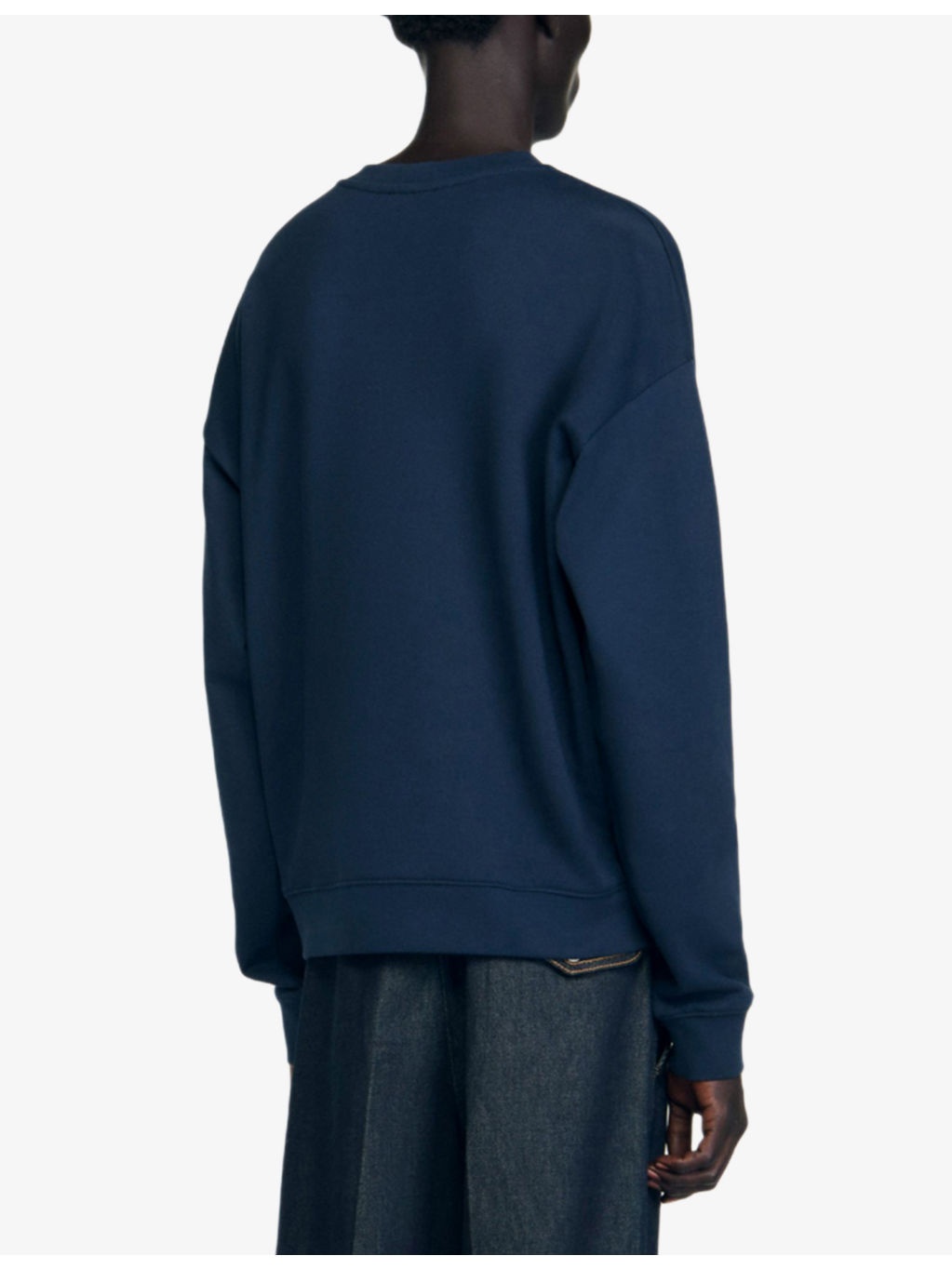 Logo-Patch Relaxed-Fit Cotton Sweatshirt - 4