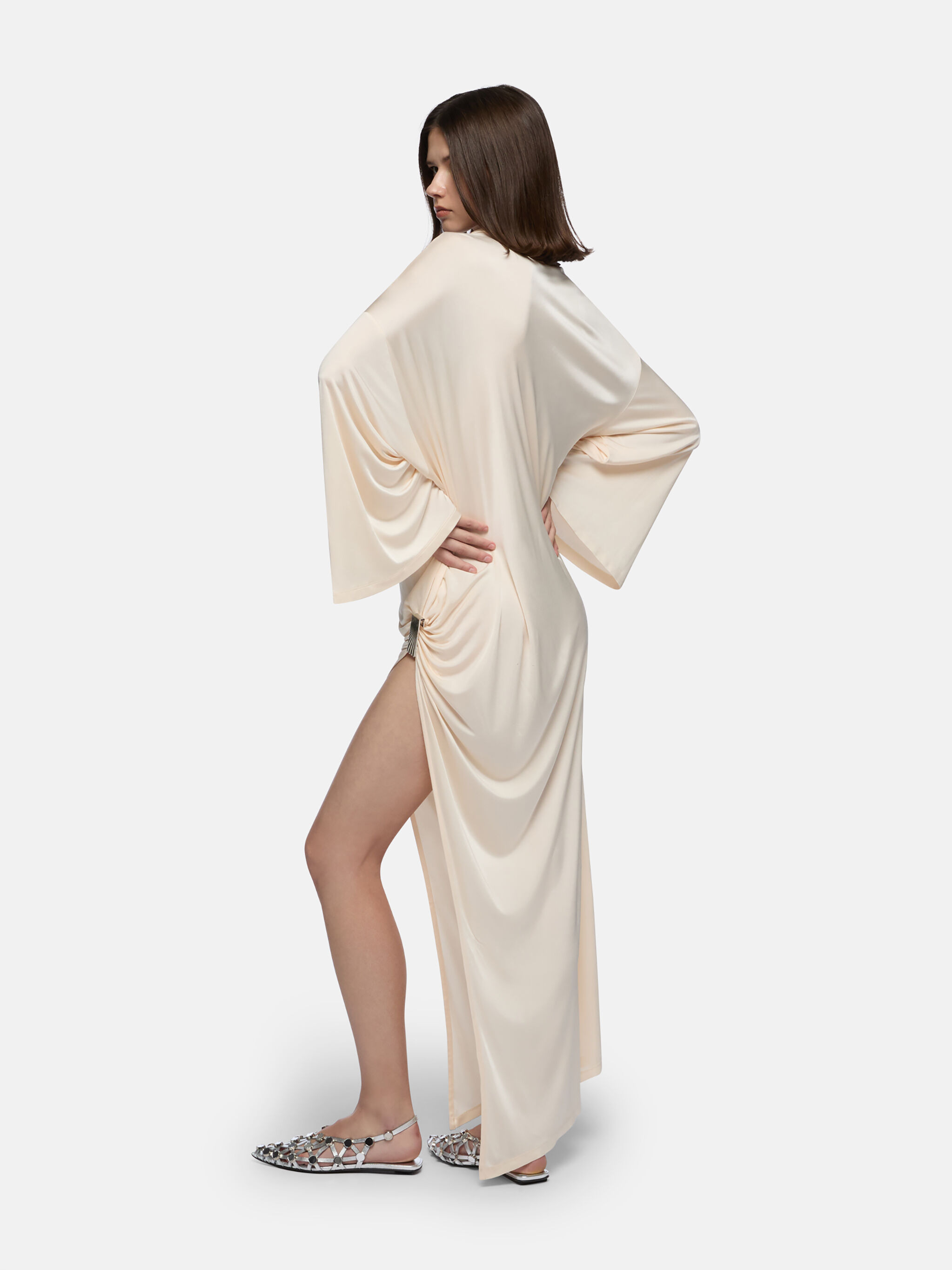 IVORY MIDI DRESS - 3