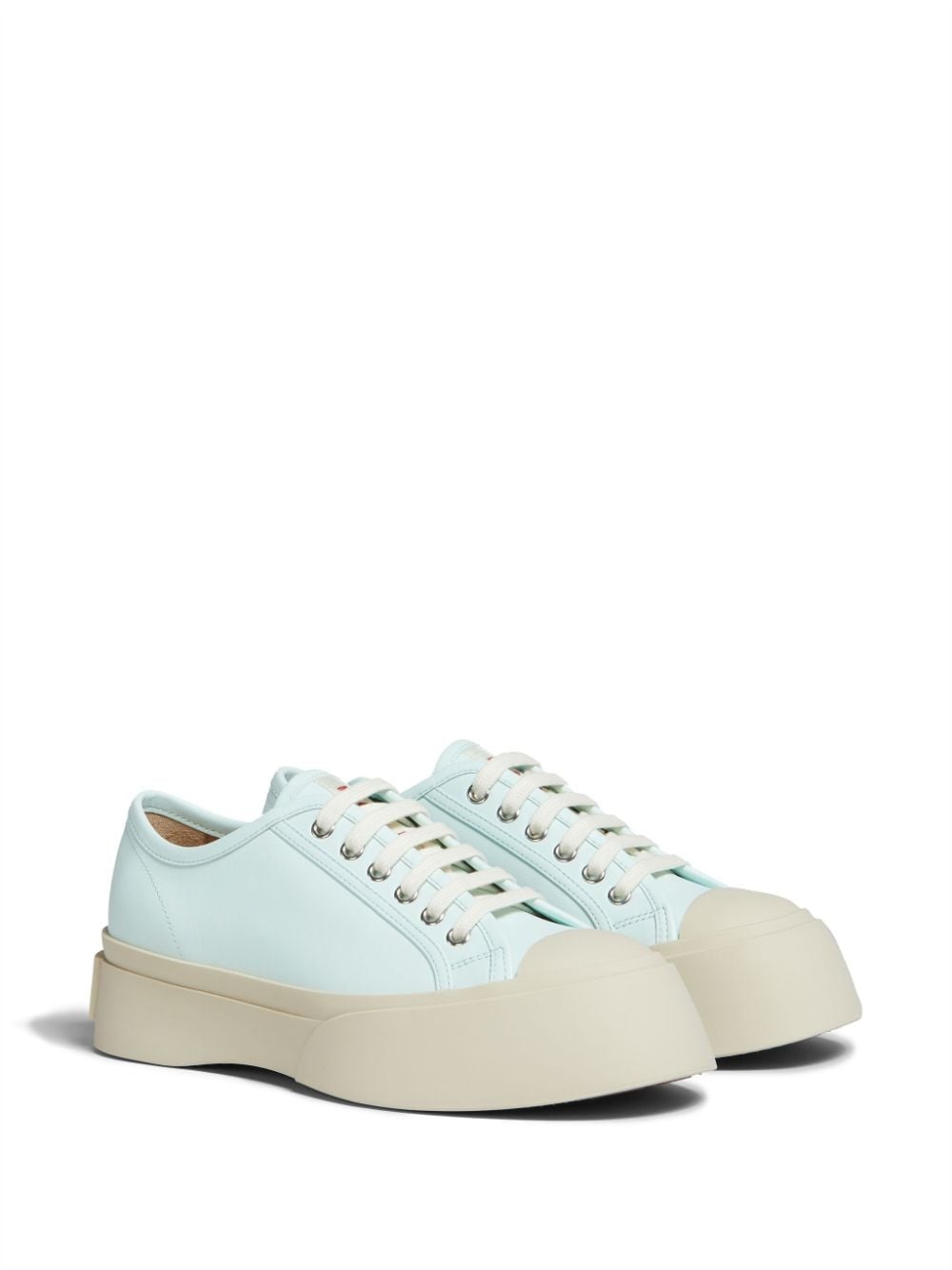 lace-up low-top sneakers - 2
