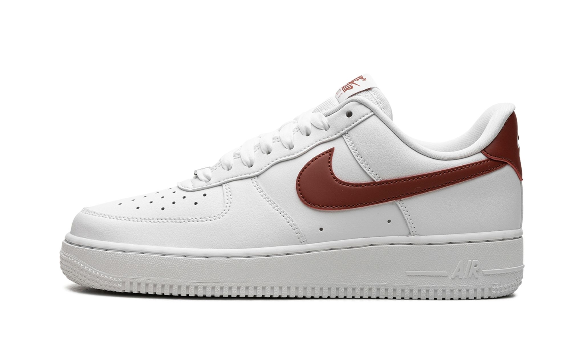 AIR FORCE 1 '07 WMNS "White / Rugged Orange" - 1