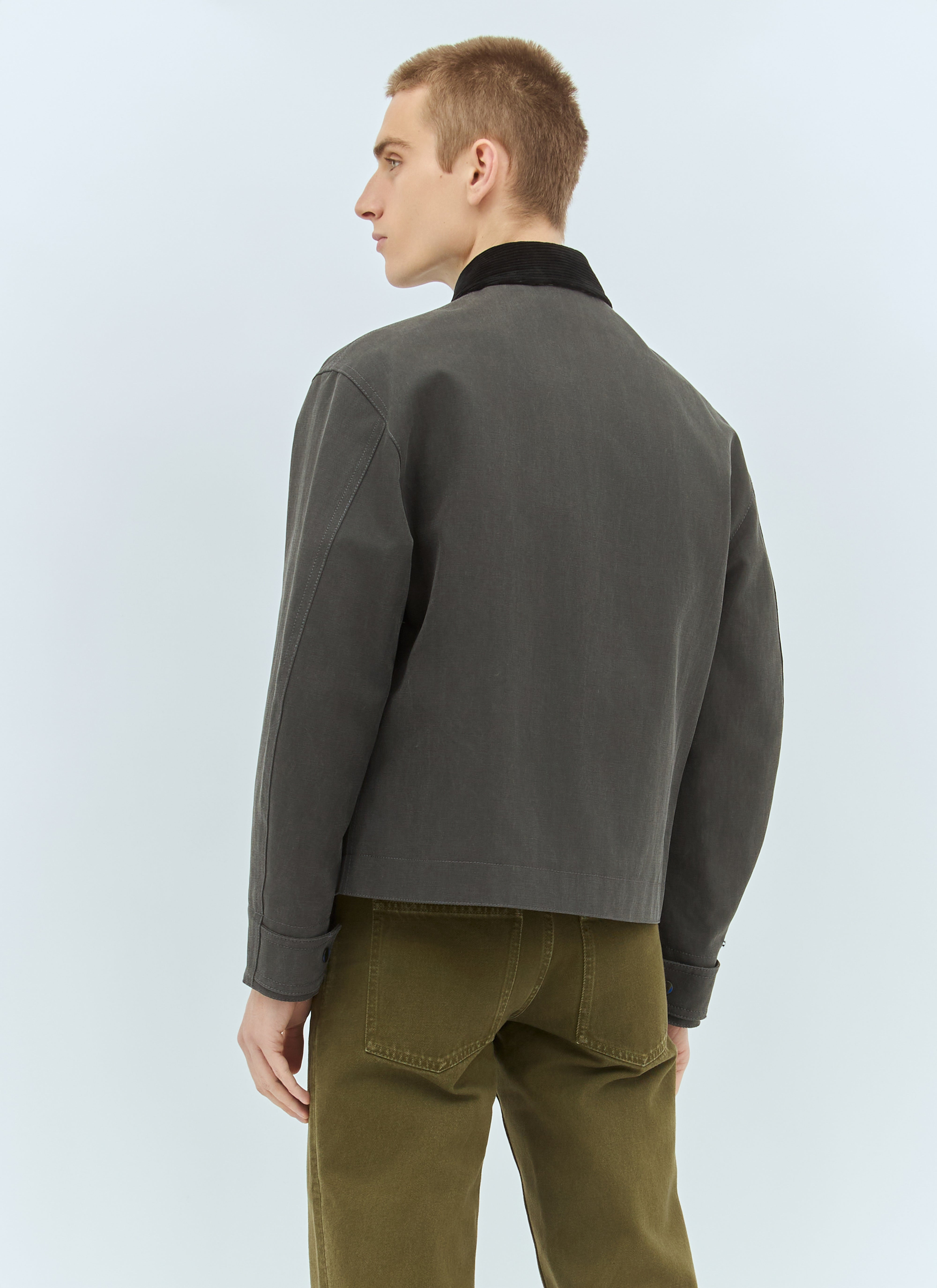 Burberry Men Cotton Canvas Jacket - 5