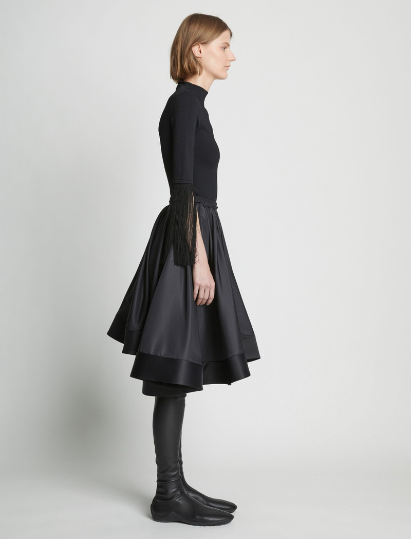 Silk Nylon Taffeta Skirt 3