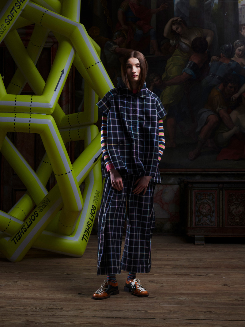 COVER COAT - BLACK CHECKS 7