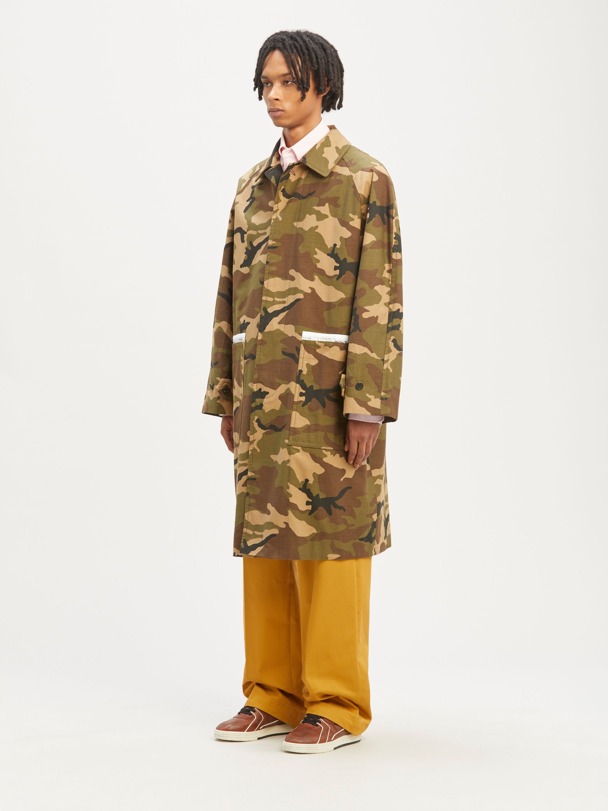 Sartorial Tape Camo Coat - 4
