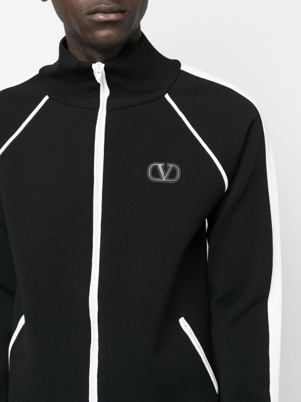 VLogo Signature zip-up sweatshirt - 5