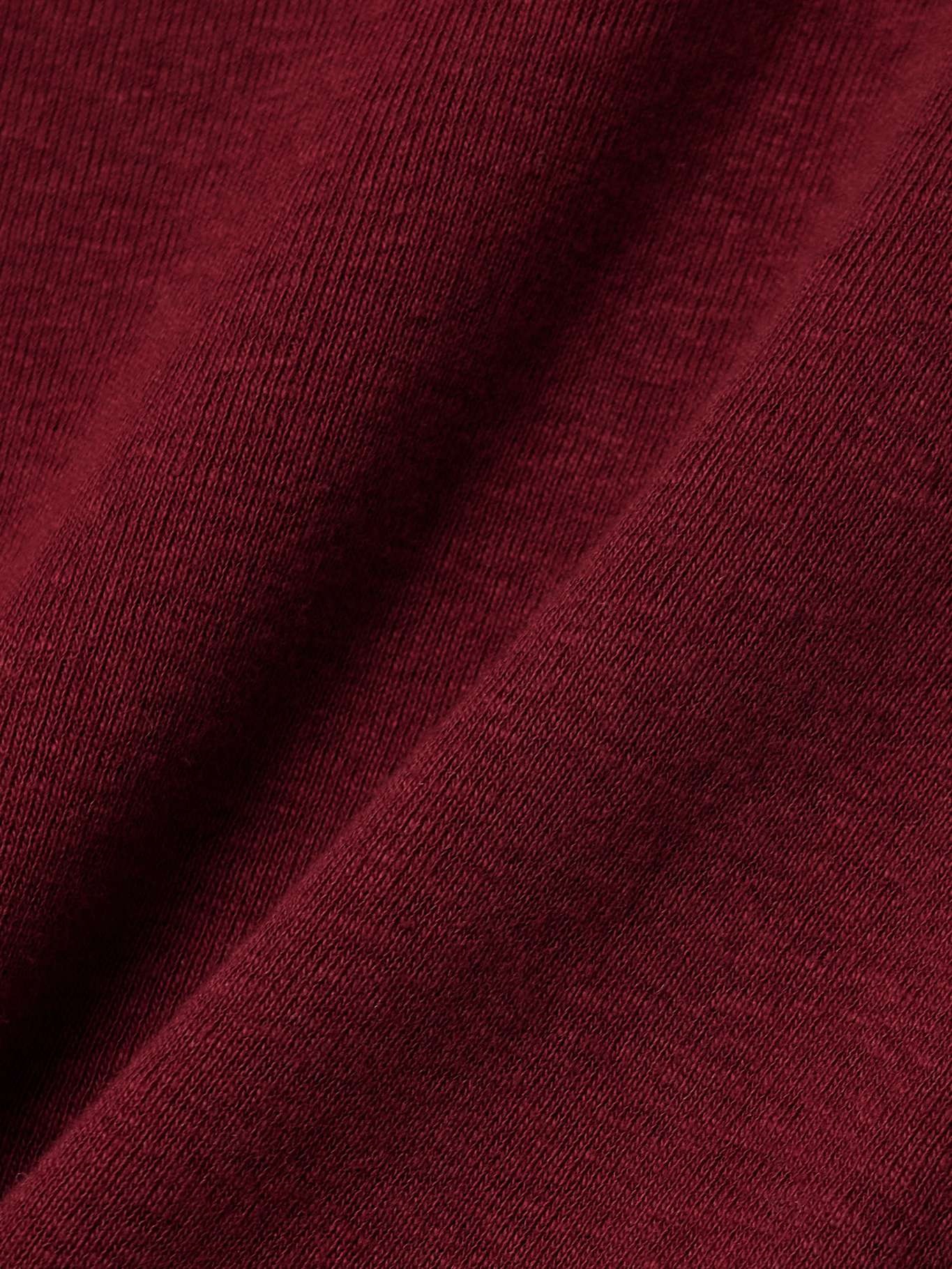 + Hanes 90s Baby recycled-cotton jersey T-shirt Burgundy - 5