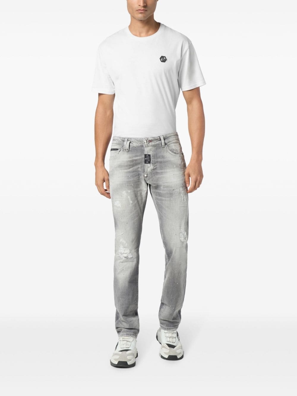 distressed jeans - 2