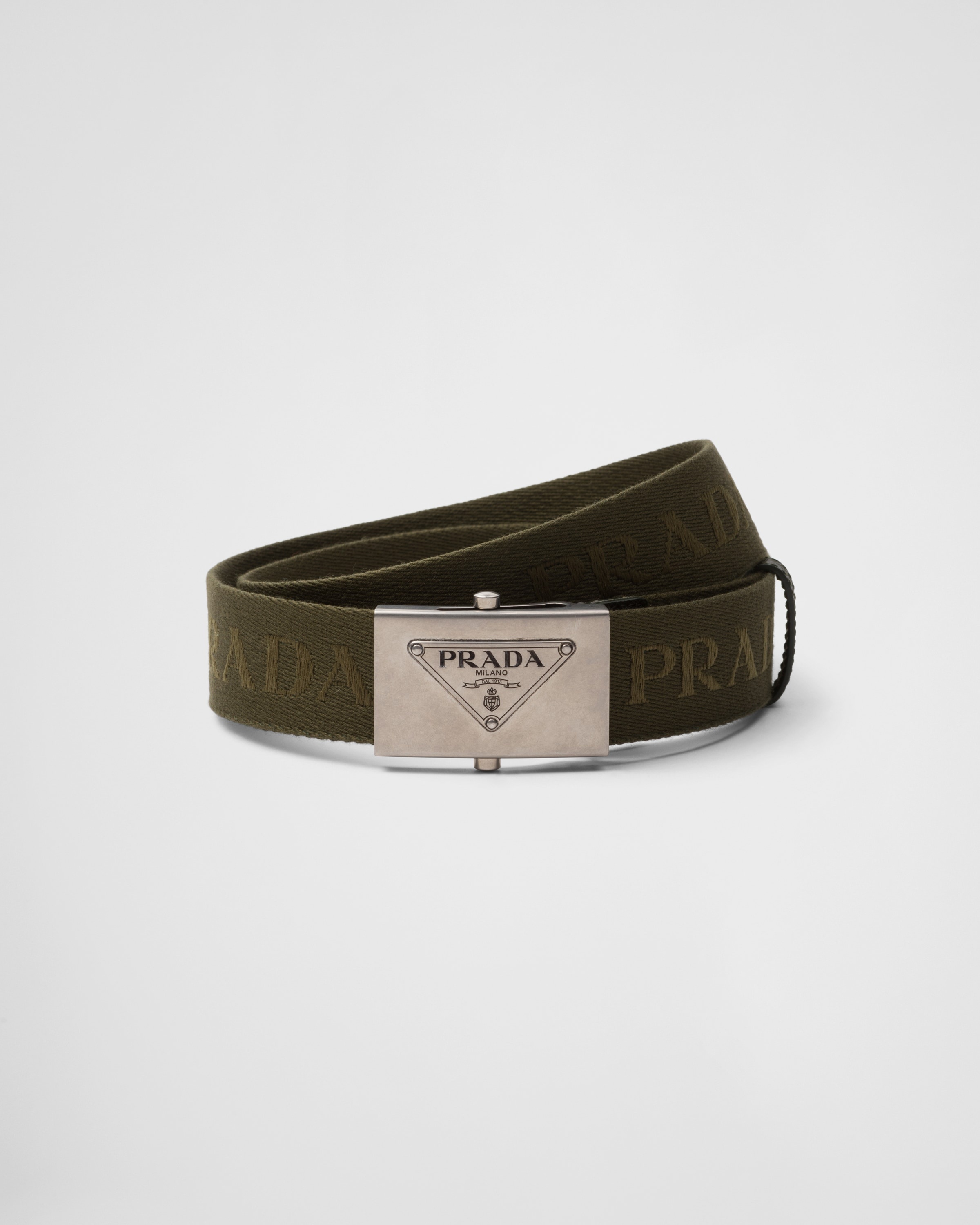 Prada woven belt best sale