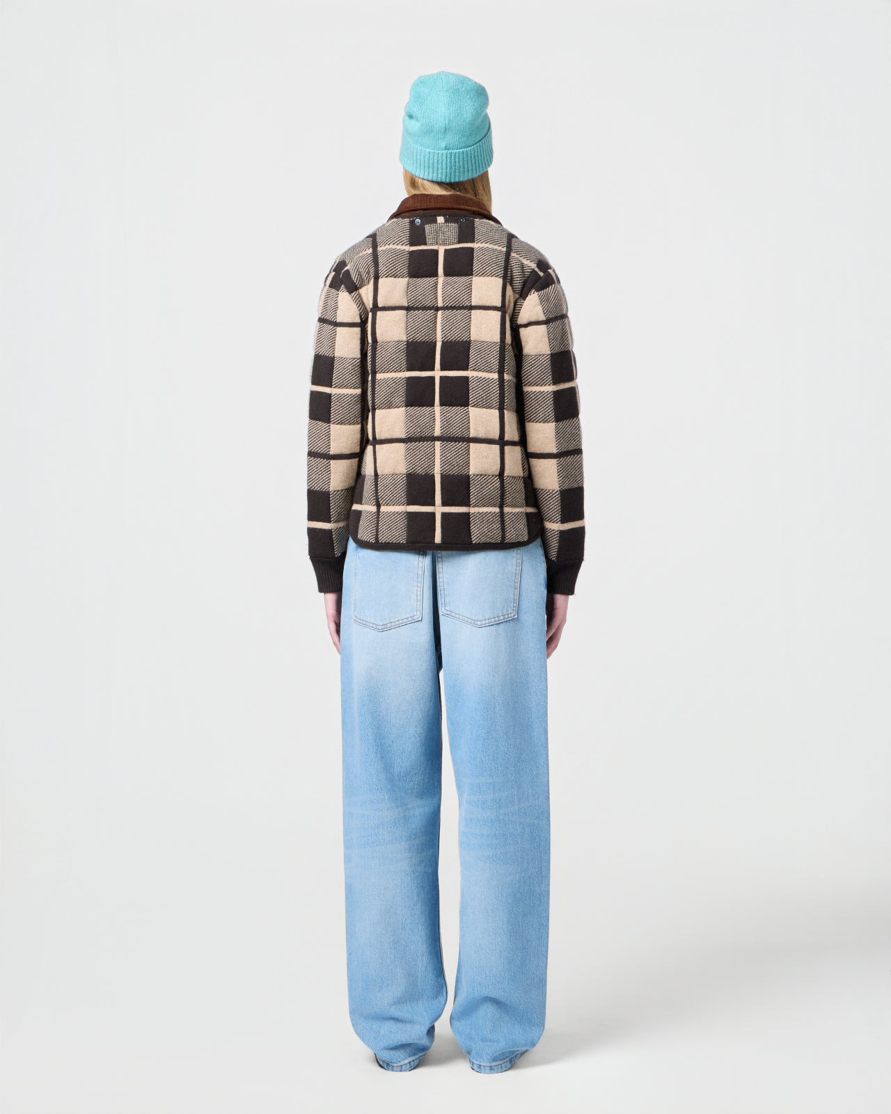 Quilted Plaid Liner Jacket - 8