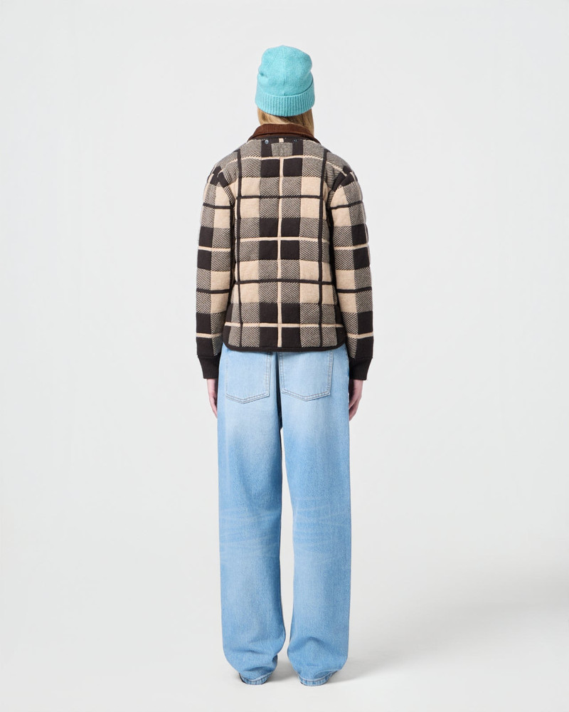 Quilted Plaid Liner Jacket 8