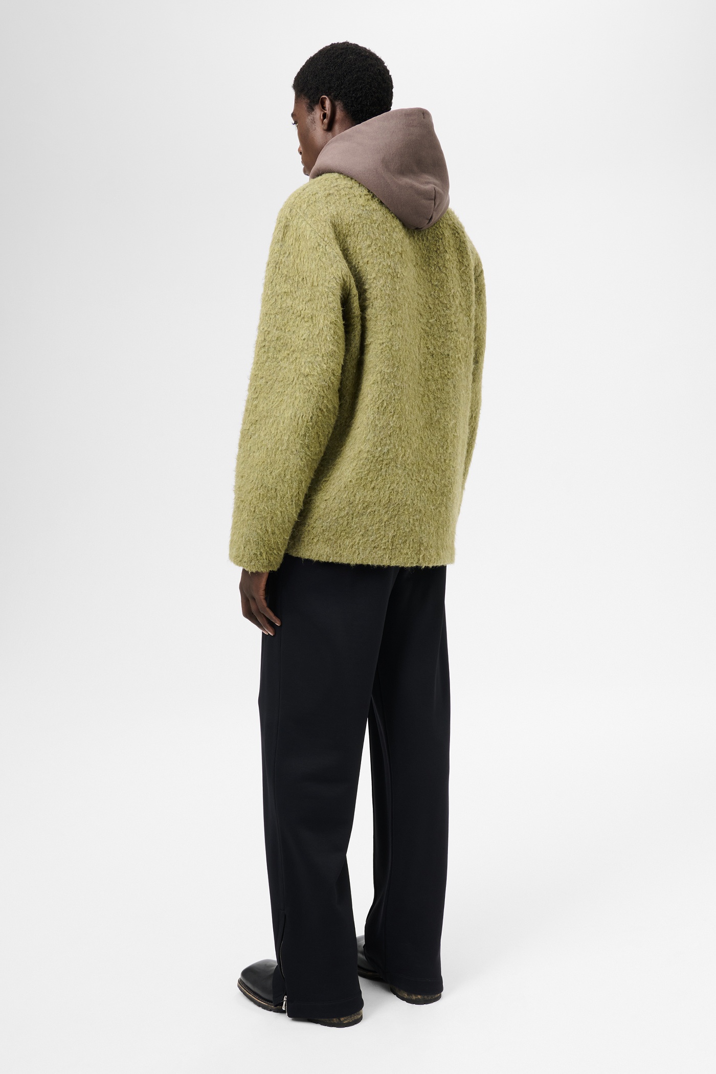 Cardigan Fresh Moss Tumble Wool - 5