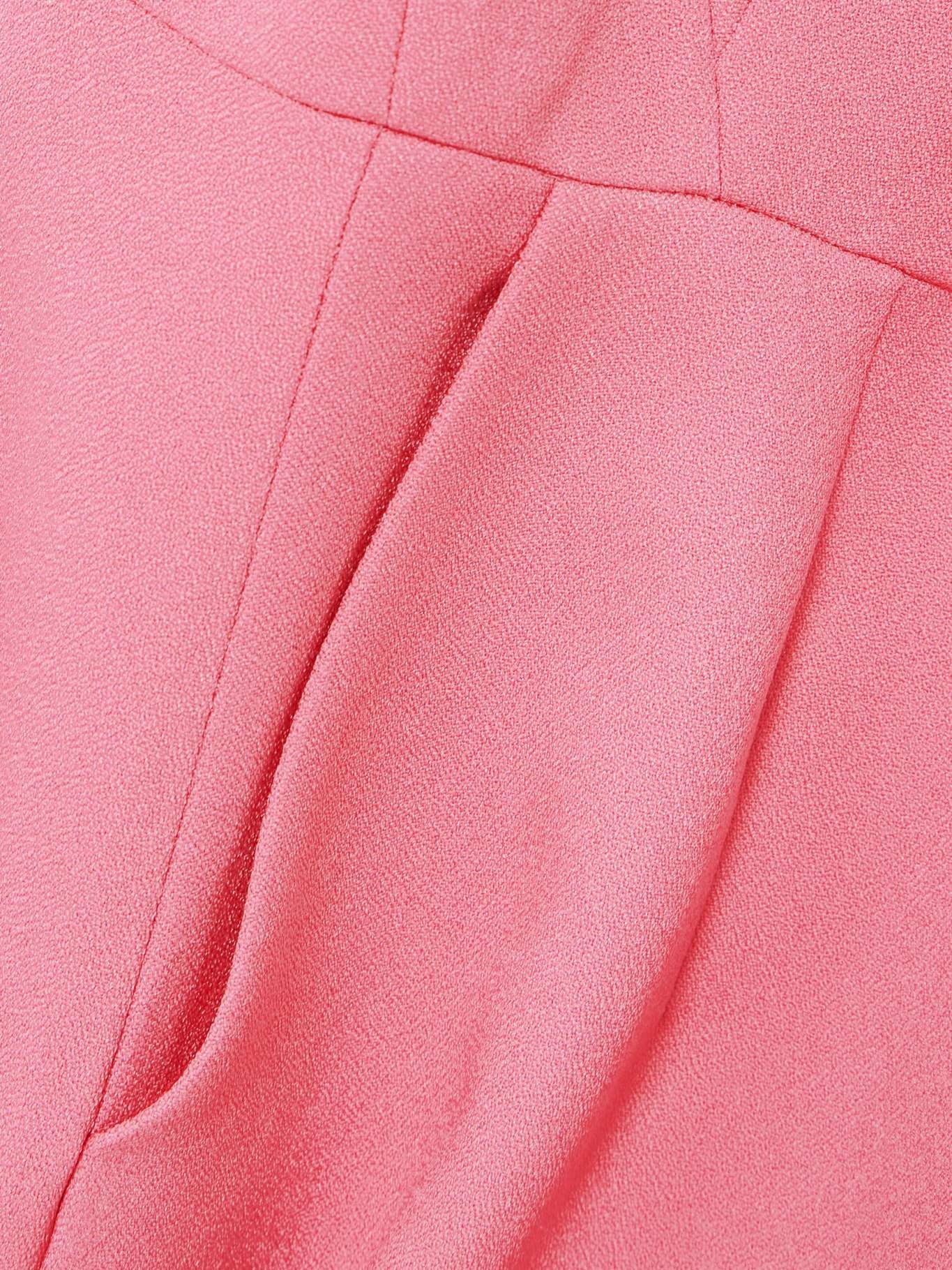 Juulia asymmetric crepe gown Pink - 4