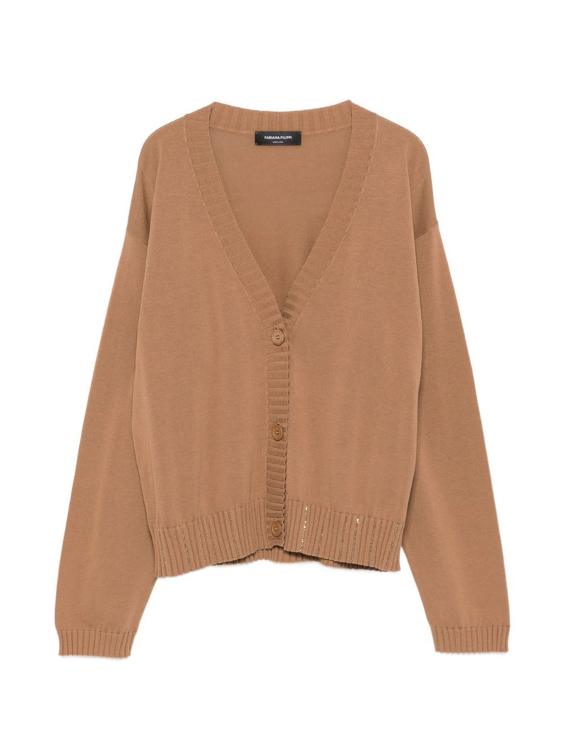 button embellished cardigan 1