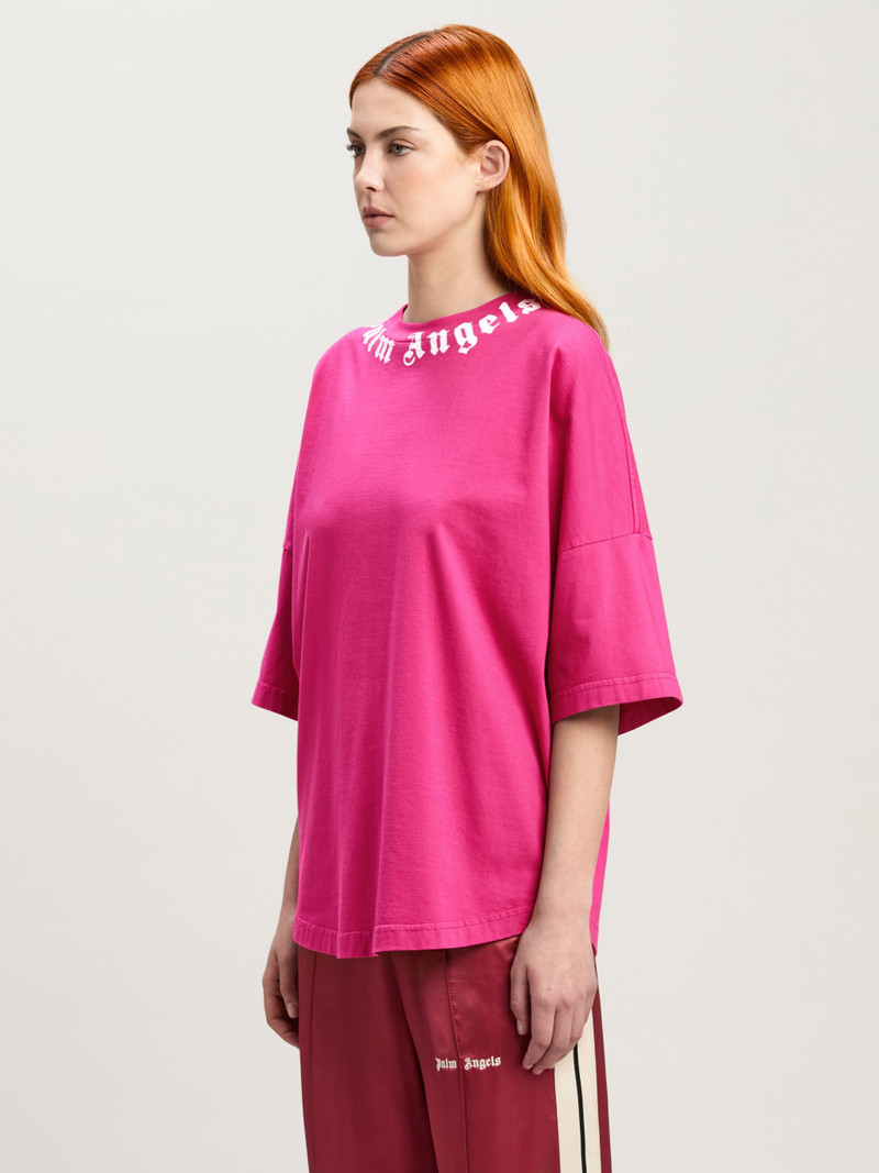 Neck logo loose fit T-shirt 4