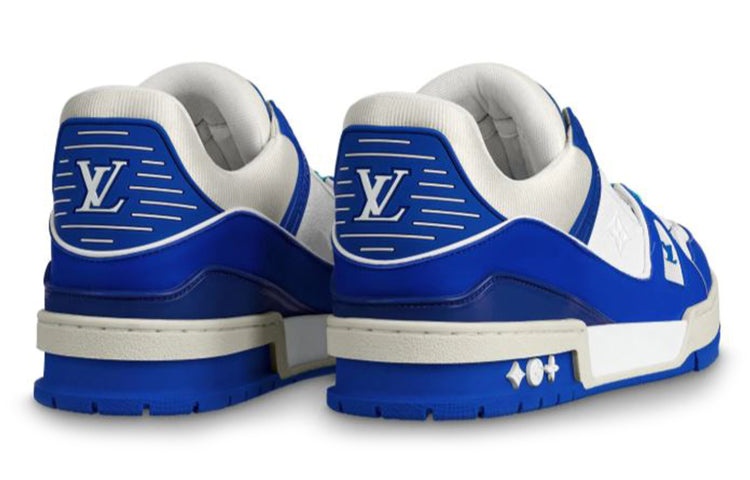 LOUIS VUITTON Trainer Sneakers 'White Blue' 1A813N - 3