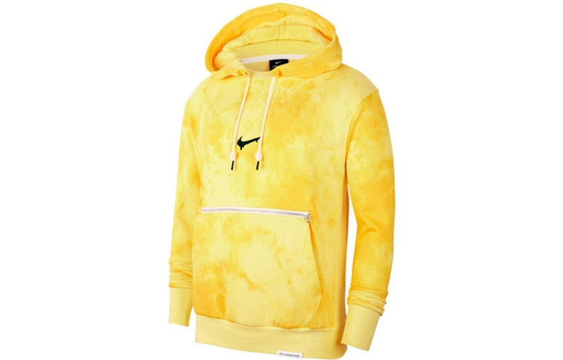 Nike Hardwood Men's Basketball Pullover Yellow CU3618-735 - 1
