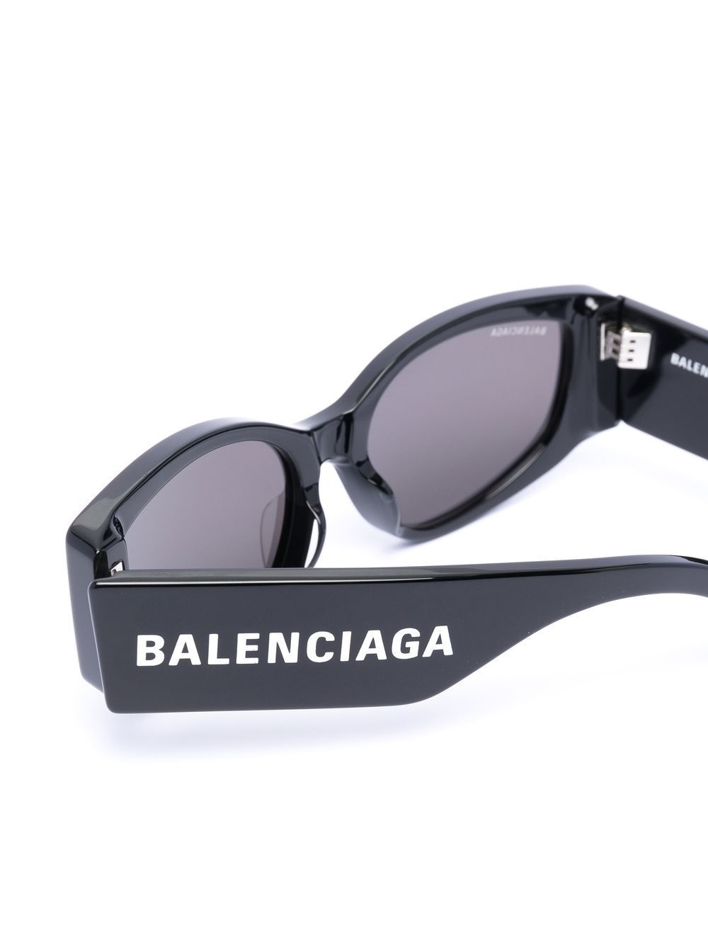logo-print cat-eye sunglasses - 3