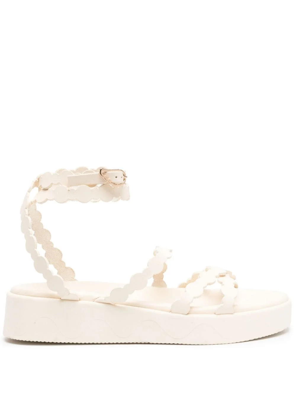 Aspis flatform leather sandals - 1