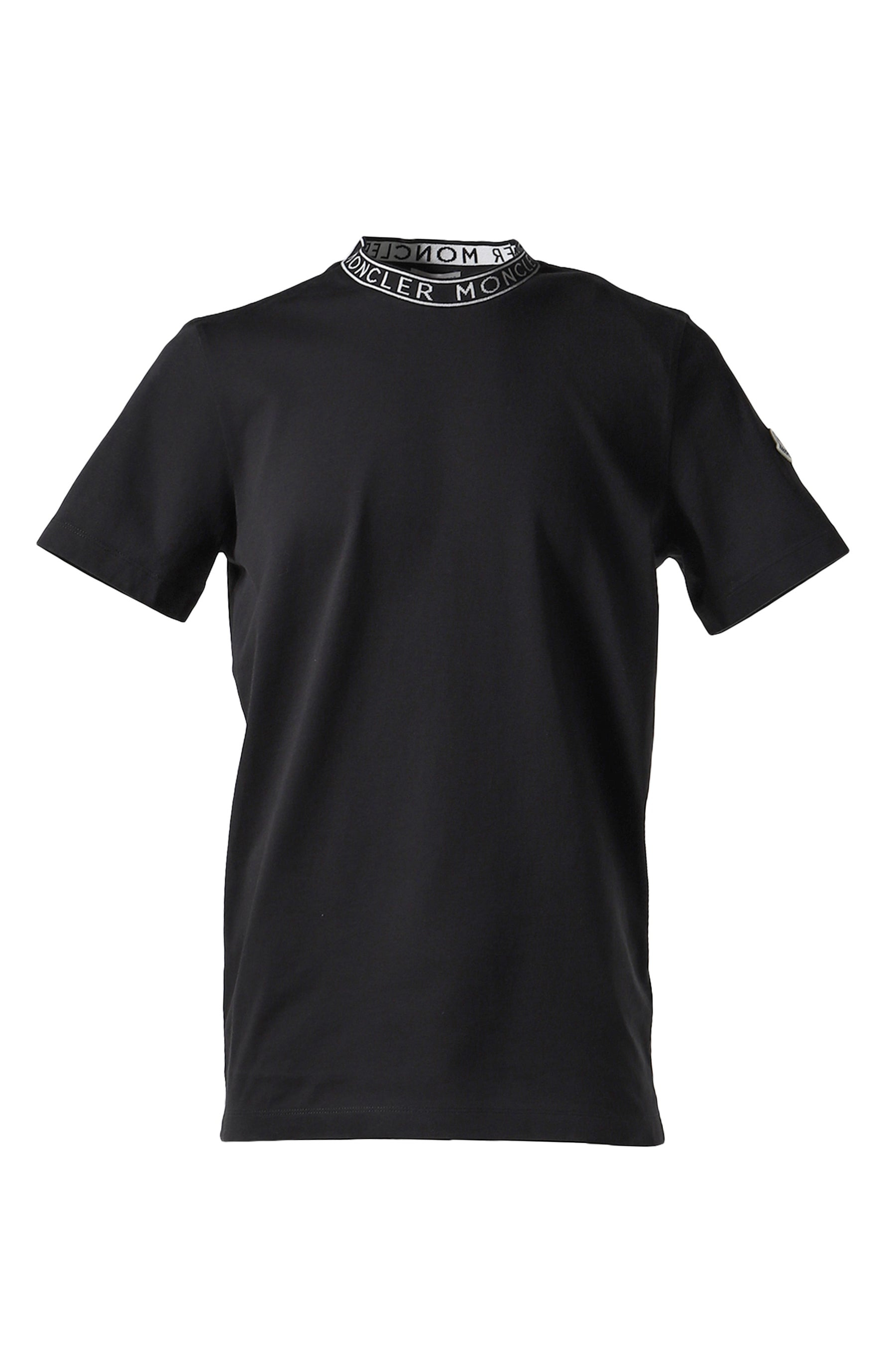 NECK LOGO SS T-SHIRT / BLK - 5