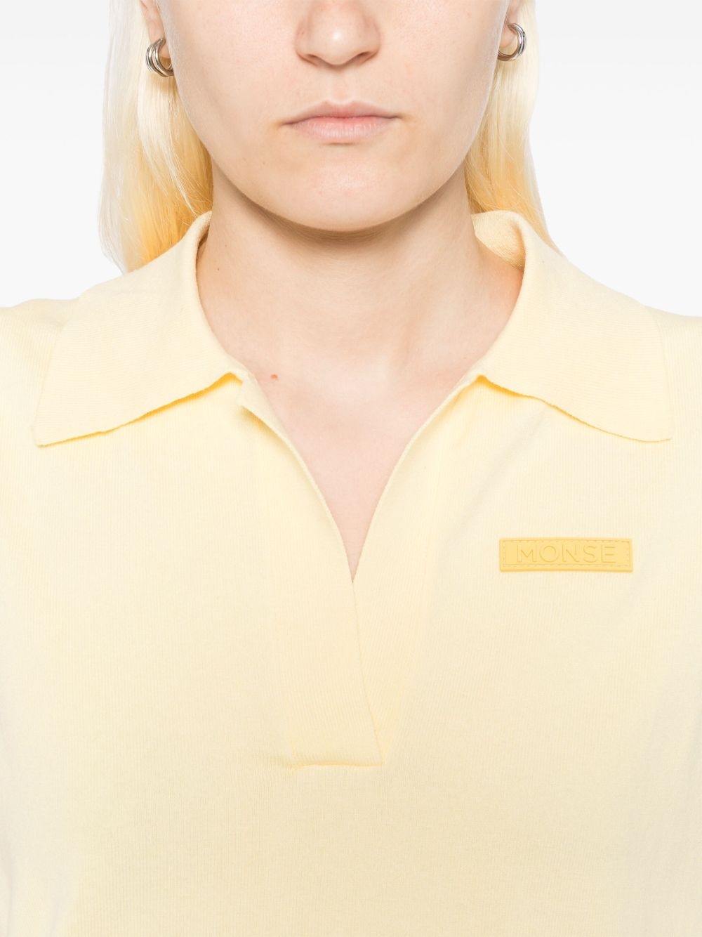 knitted polo top - 5