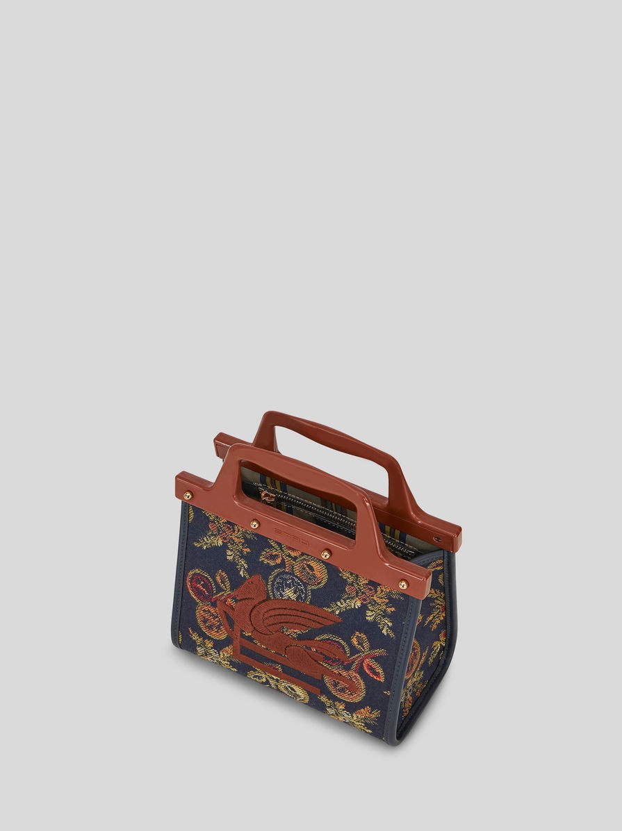 SMALL JACQUARD LOVE TROTTER BAG WITH APPLE PATTERN - 3