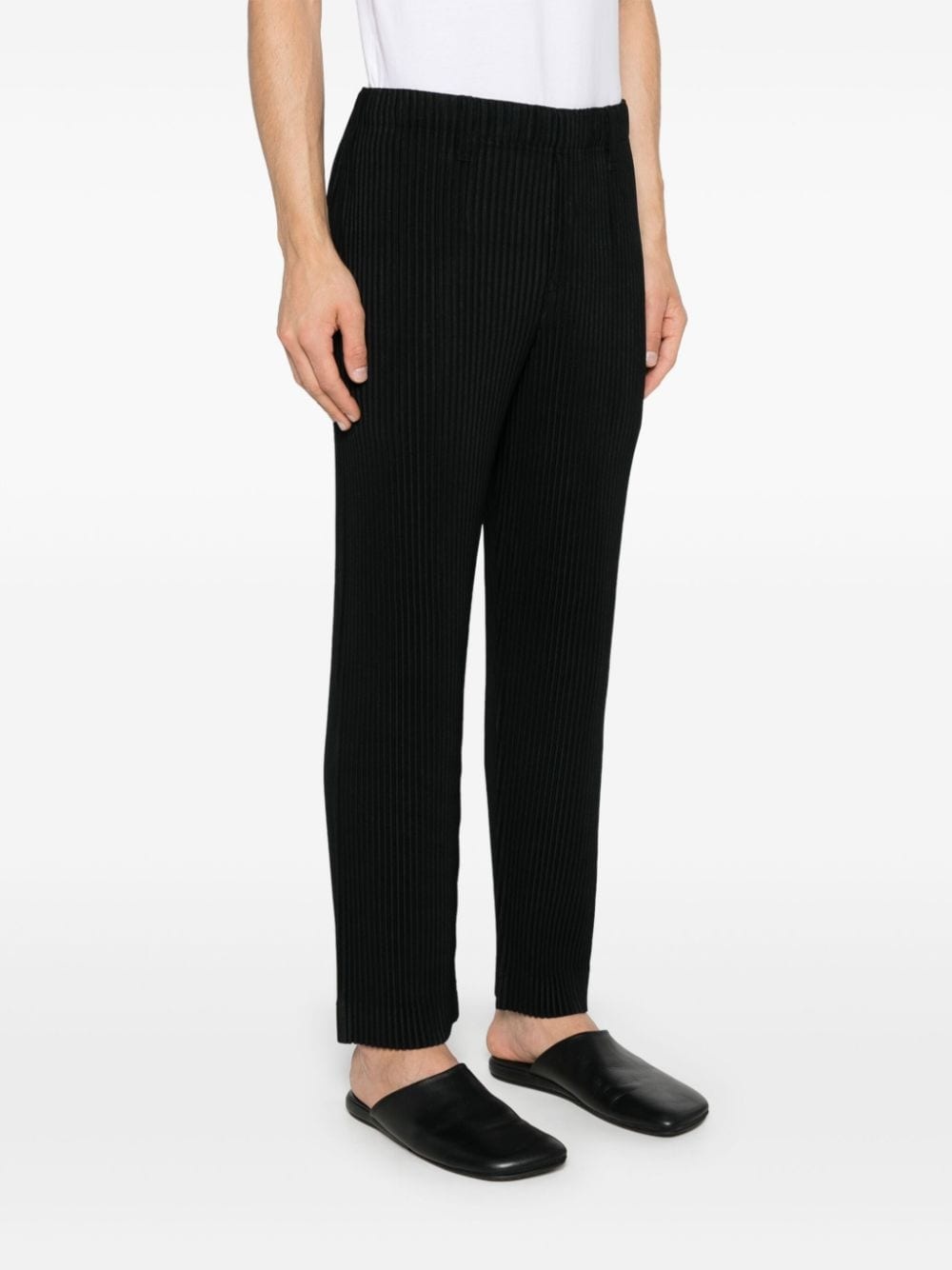 Basic slim-fit trousers - 3