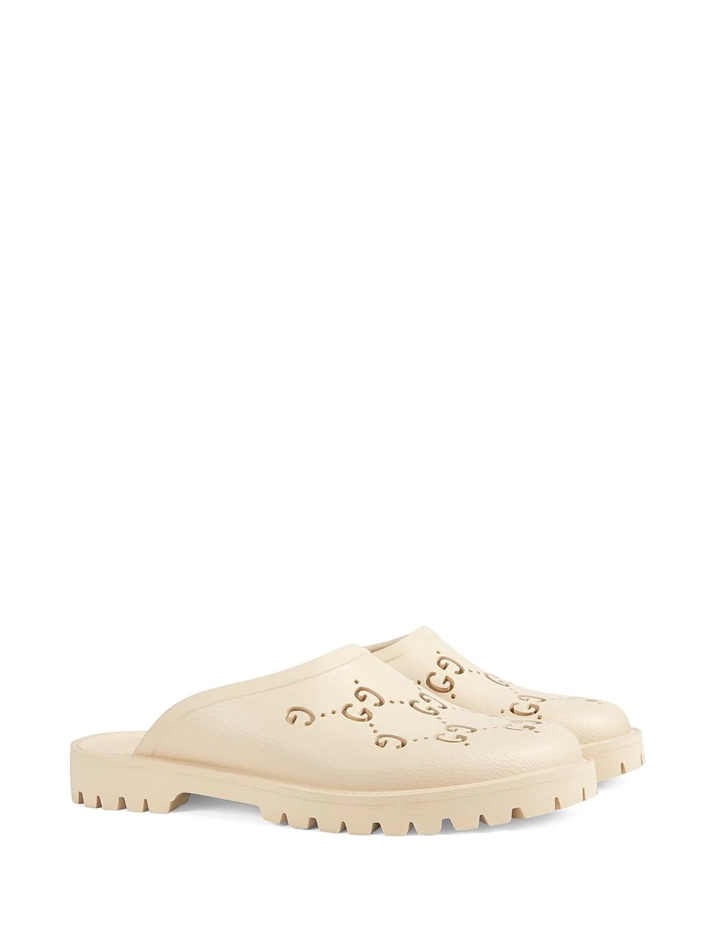 GG perforated slip-on sandals - 2