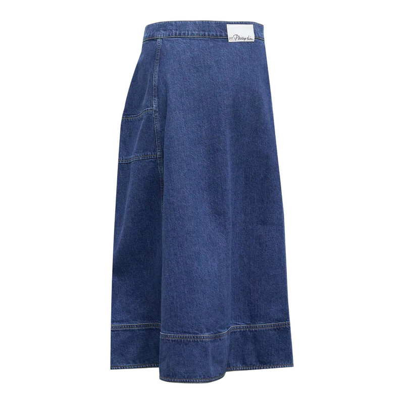3.1 Phillip Lim Denim Wrap Skirt outlook