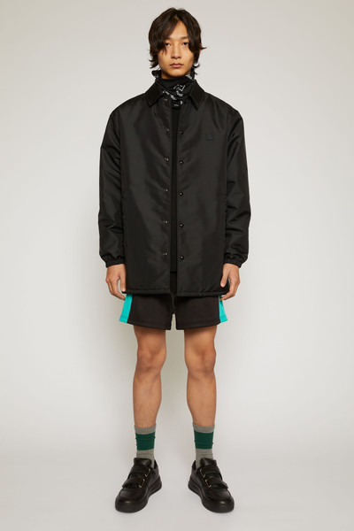 Acne Studios Face motif coach jacket black outlook