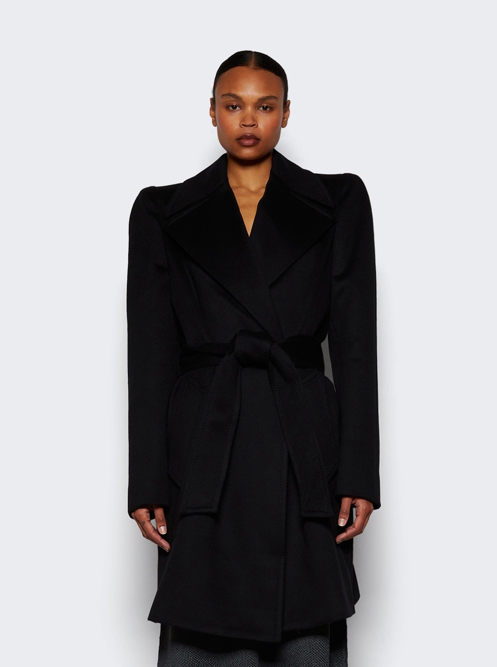 X Rhw Midi Coat Black - 3