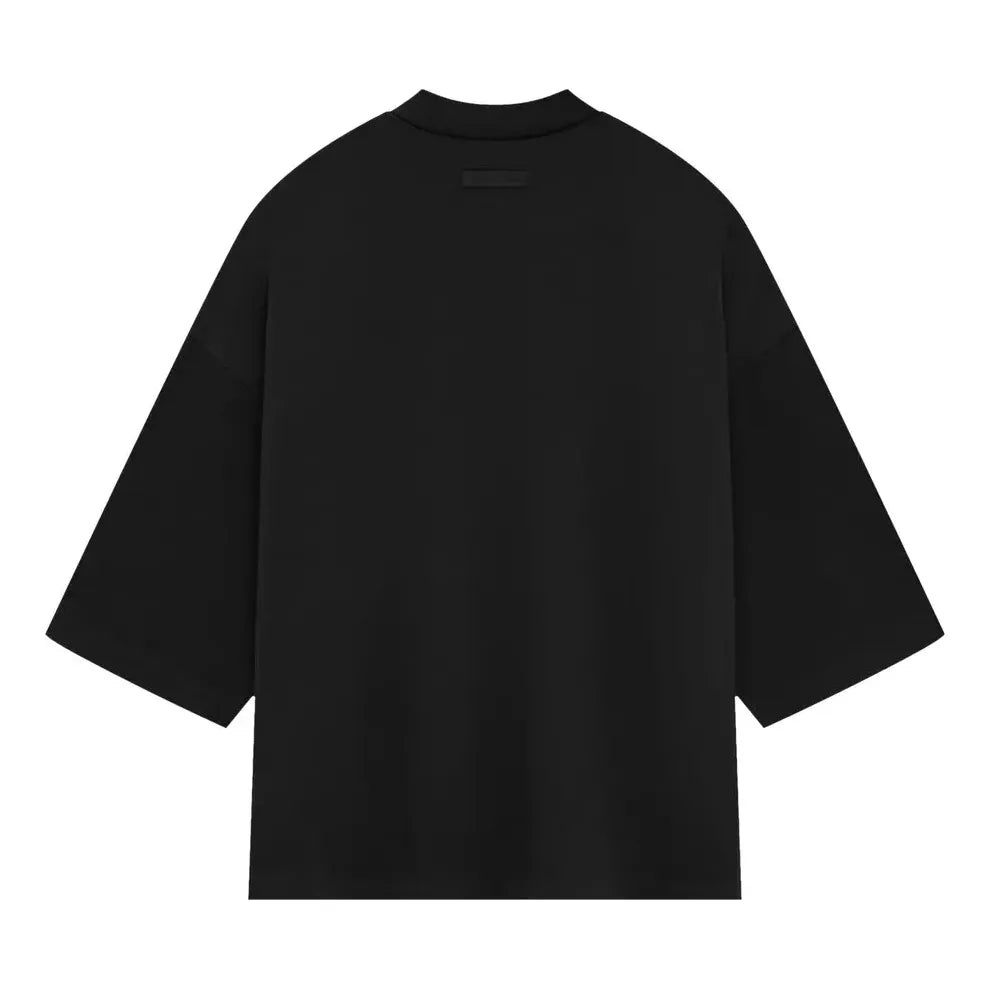 Fear of God Essentials Heavy Jersey Football T-shirt 'Jet Black' 125SP244104F - 2