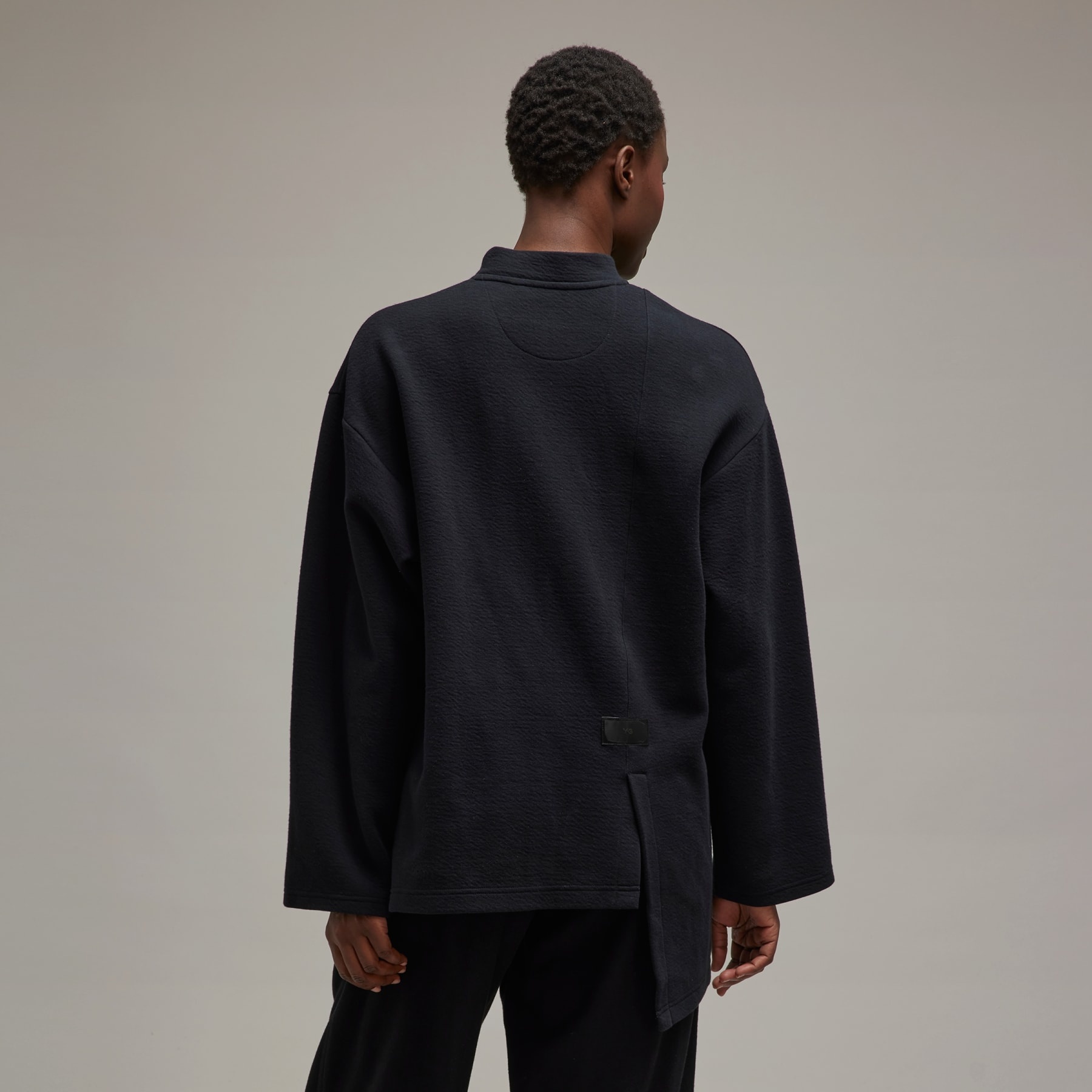 Y-3 Natural Spacer Loose Long Sleeve Tee - 3